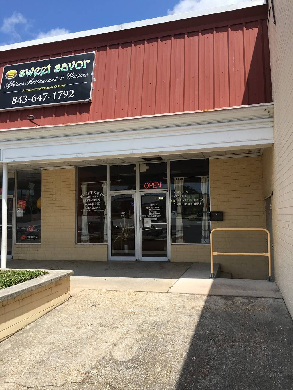 Sweet Savor African Restaurant | restaurant | 5060 Dorchester Rd #280, North Charleston, SC 29418, USA | 8436471792 OR +1 843-647-1792
