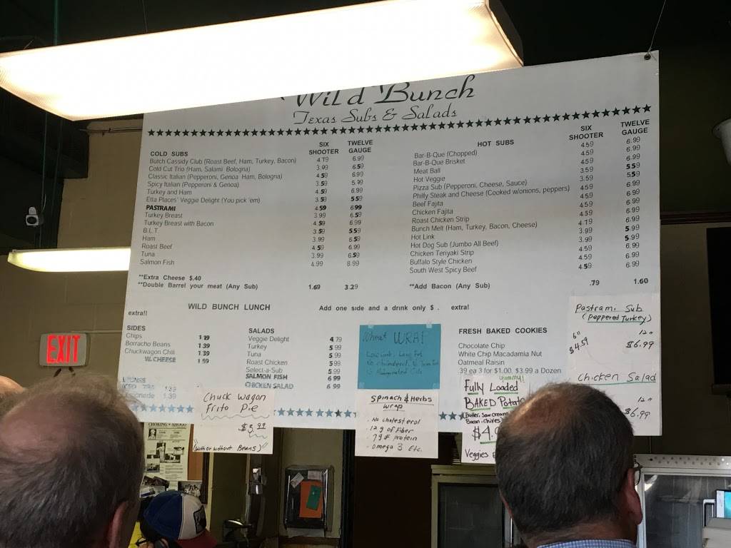 Wild Bunch Sub Shop | restaurant | 101 S Jennings Ave # 102, Fort Worth, TX 76104, USA | 8173359453 OR +1 817-335-9453