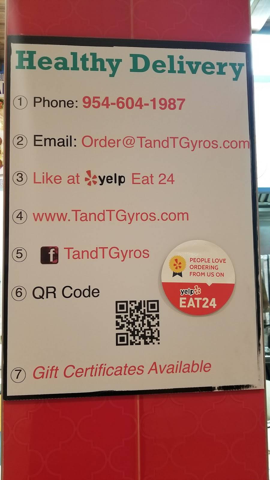 Tzatziki & Tahini | restaurant | 9389 W Atlantic Blvd, Coral Springs, FL 33071, USA | 9546041987 OR +1 954-604-1987