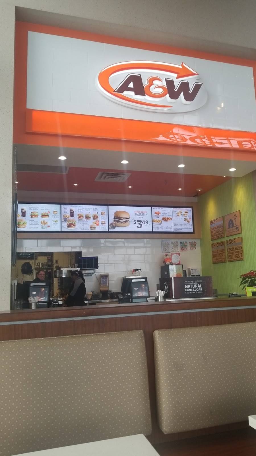 A&W Canada | restaurant | 1275 Barton St E, Hamilton, ON L8H 2V4, Canada | 2893894746 OR +1 289-389-4746