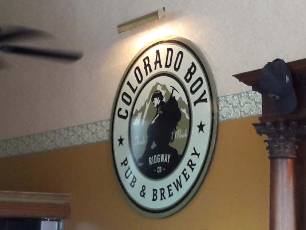 Colorado Boy Pub & Brewery | restaurant | 602 Clinton St, Ridgway, CO 81432, USA | 9706265333 OR +1 970-626-5333