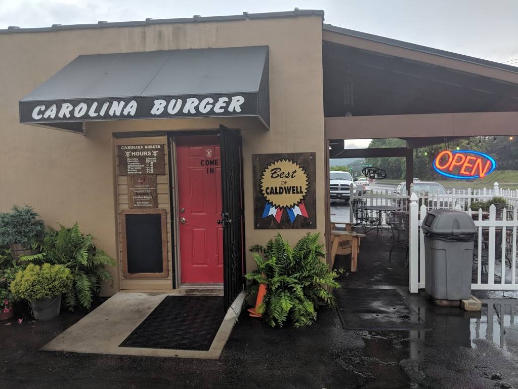 Carolina Burger | restaurant | 606 Blowing Rock Blvd, Lenoir, NC 28645, USA | 8287589707 OR +1 828-758-9707