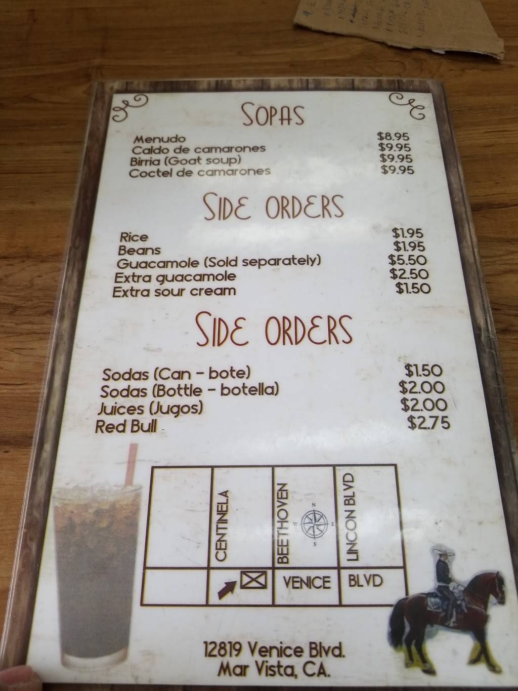 El Charro | restaurant | 12819 Venice Blvd, Los Angeles, CA 90066, USA | 3103911885 OR +1 310-391-1885