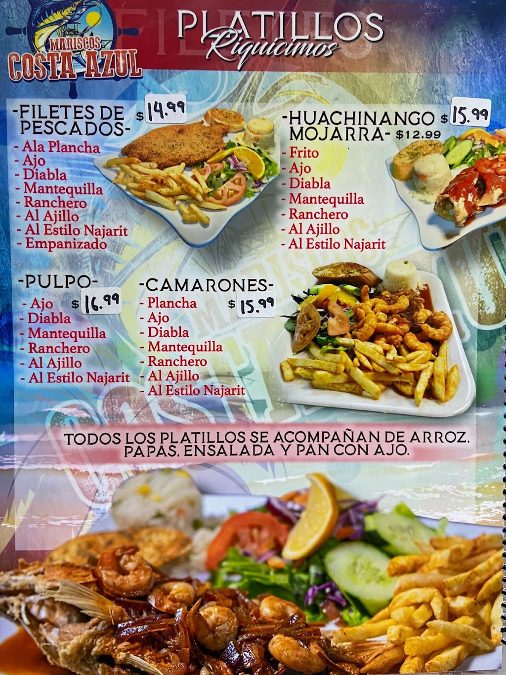 Mariscos Costa Azul | restaurant | 2241 SW 44th St, Oklahoma City, OK 73119, USA | 4057644213 OR +1 405-764-4213
