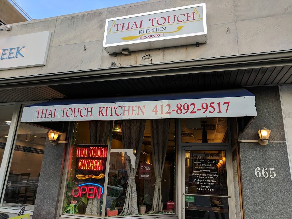 Thai Touch Kitchen | restaurant | 665 Washington Rd, Mt Lebanon, PA 15228, USA | 4128929517 OR +1 412-892-9517