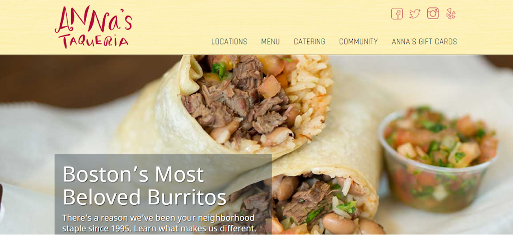 Annas Taqueria | restaurant | 822 Somerville Ave, Cambridge, MA 02140, USA | 6176618500 OR +1 617-661-8500