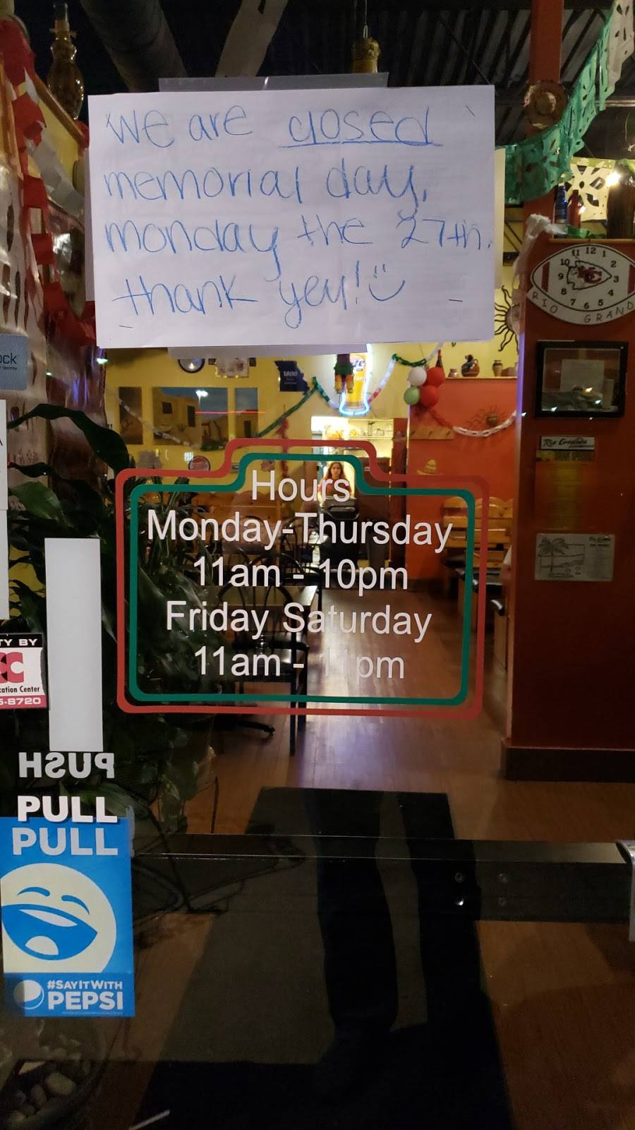 Rio Grande Mexican Restaurant | restaurant | 3306 W Broadway Business Park Ct, Columbia, MO 65203, USA | 5734452946 OR +1 573-445-2946