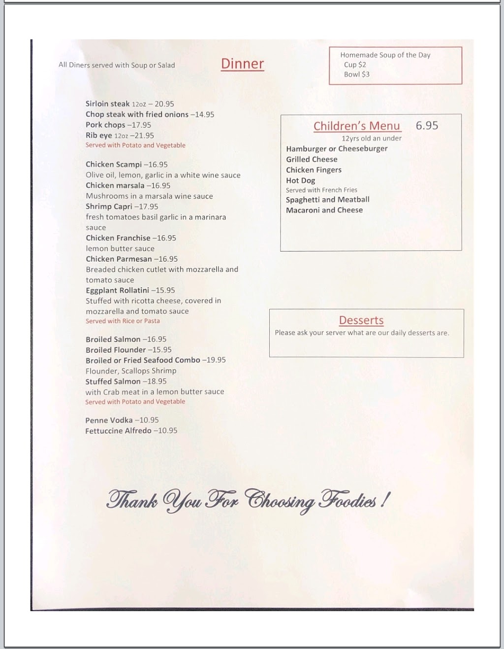 Foodies | restaurant | 3 Tennent Ave, Englishtown, NJ 07726, USA | 7325903030 OR +1 732-590-3030