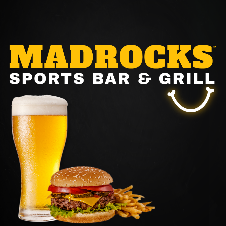 Madrocks Restaurant & Sports Bar | restaurant | 1821 E Madison Ave #100, Derby, KS 67037, USA | 3164257632 OR +1 316-425-7632