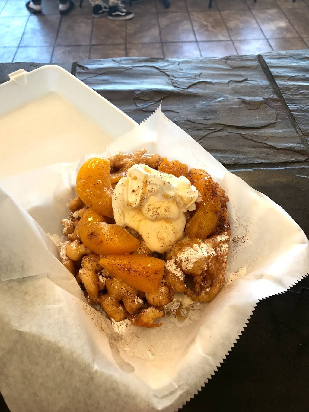 Vanilla funnel cakes and more | restaurant | 5412 E Berry St, Fort Worth, TX 76119, USA | 6827859834 OR +1 682-785-9834