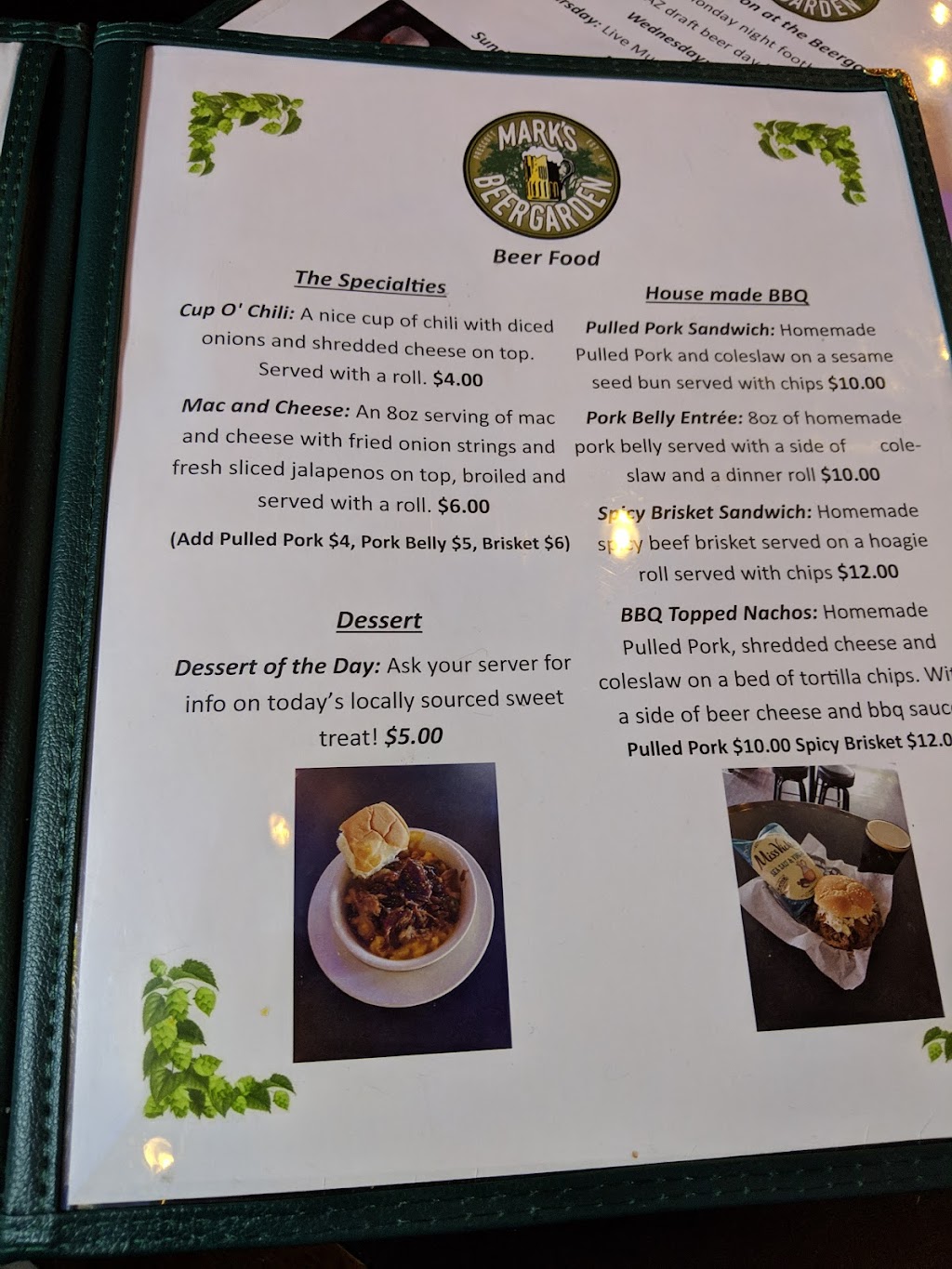 Mark’s Beer Garden | restaurant | 1590 Swenson St, Prescott, AZ 86305, USA | 9285151044 OR +1 928-515-1044