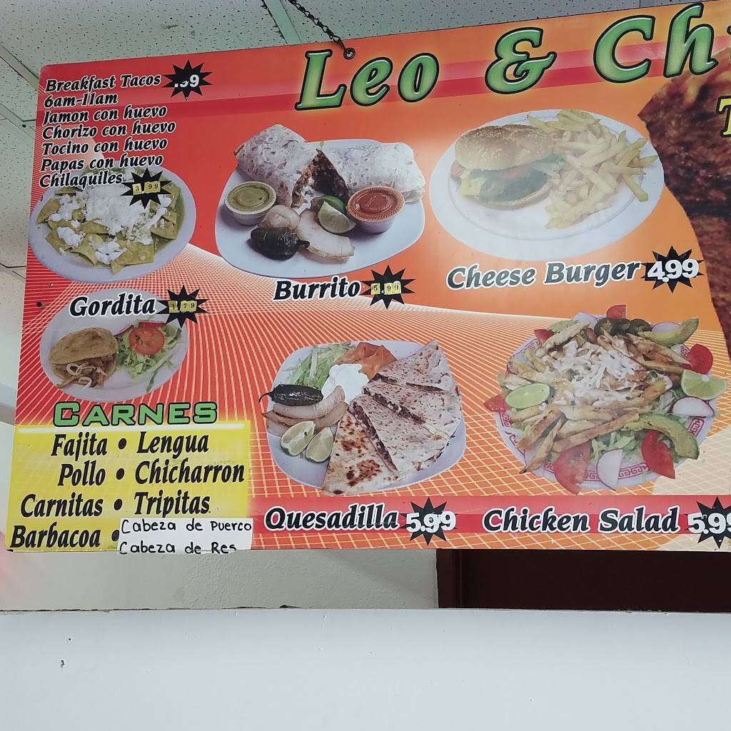 Leo Y Churro Taqueria | restaurant | 9430 Larga Dr, Dallas, TX 75220, USA | 2145295049 OR +1 214-529-5049
