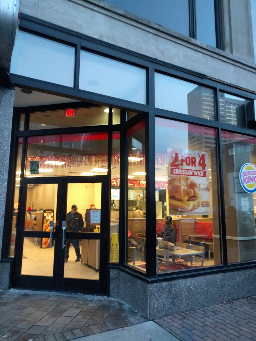 Burger King | restaurant | 811 Main St, Hartford, CT 06103, USA | 8602462442 OR +1 860-246-2442