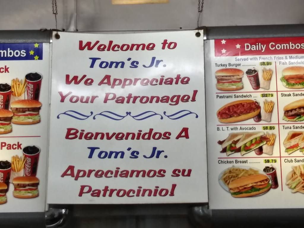 Toms Jr. Burgers | restaurant | Los Angeles, CA 90037, USA | 2137410997 OR +1 213-741-0997