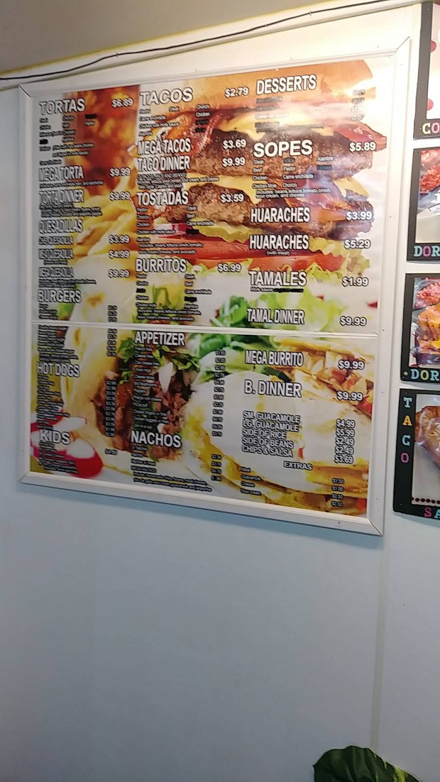 MEGA TORTAS TACOS & BURRITOS | restaurant | 201 5th St, Peru, IL 61354, USA | 8154105155 OR +1 815-410-5155