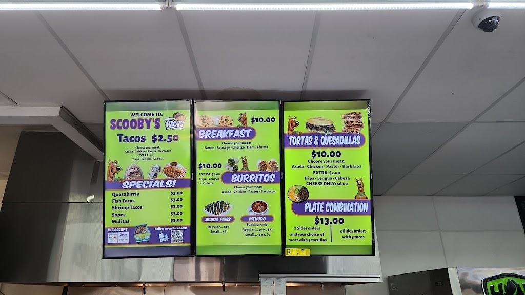 Scoobys Tacos | restaurant | 4198 Union Ave, Bakersfield, CA 93305, USA | 6615585951 OR +1 661-558-5951