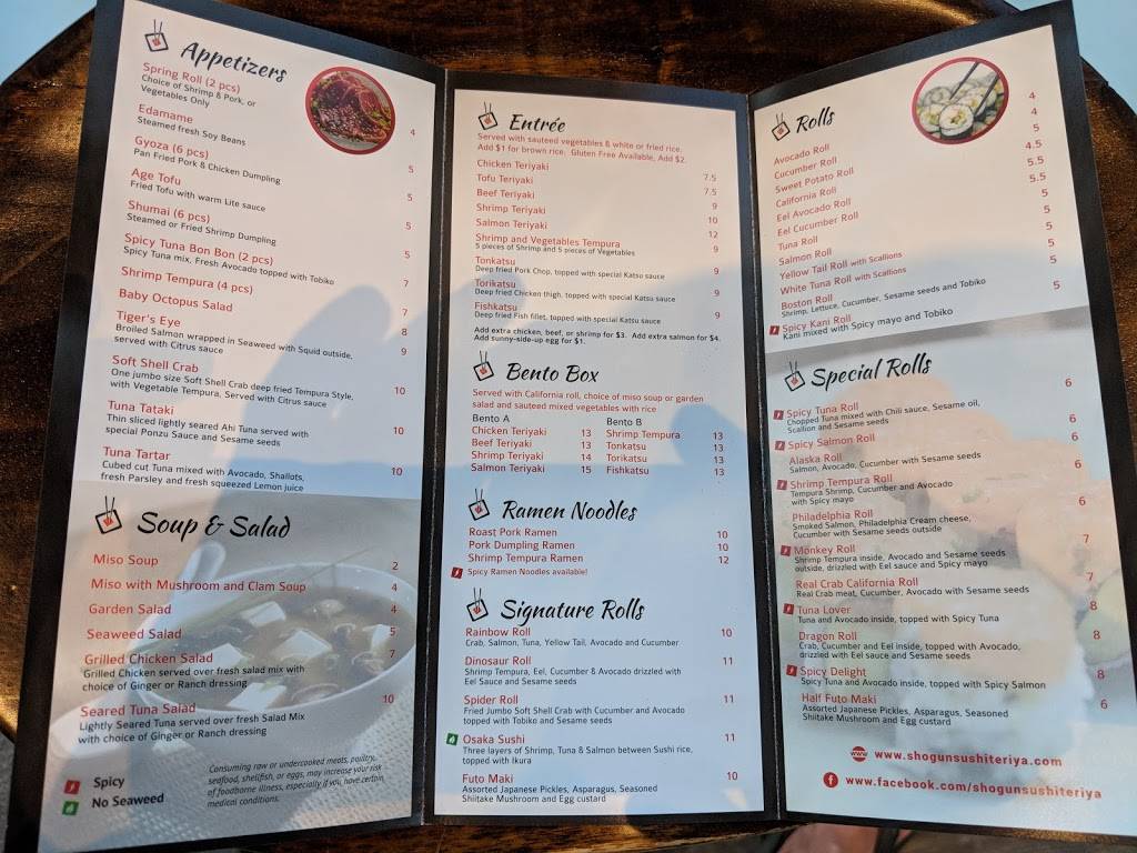 Shogun Sushi Teriya | restaurant | 600 Abruzzi Dr, Chester, MD 21619, USA | 4106433288 OR +1 410-643-3288