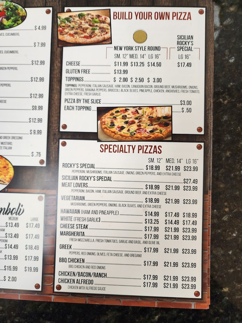 Rockys Pizza | restaurant | 5078 Williamsport Pike, Martinsburg, WV 25404, USA | 3045002466 OR +1 304-500-2466