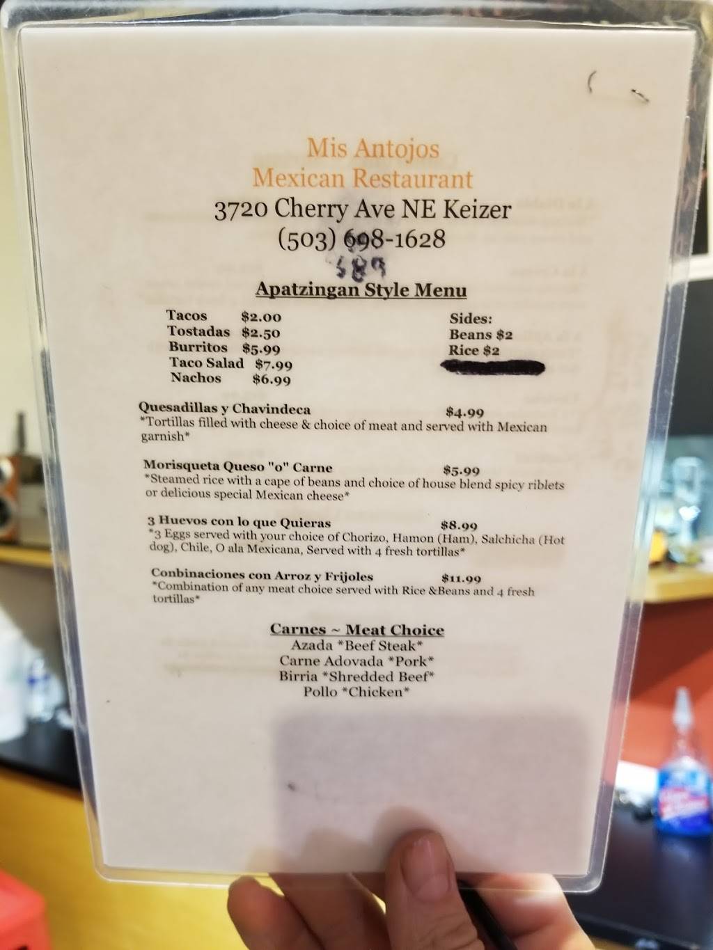 Mis Antojos Mexican Restaurant | restaurant | 3720 Cherry Ave NE, Keizer, OR 97303, USA | 5036891628 OR +1 503-689-1628