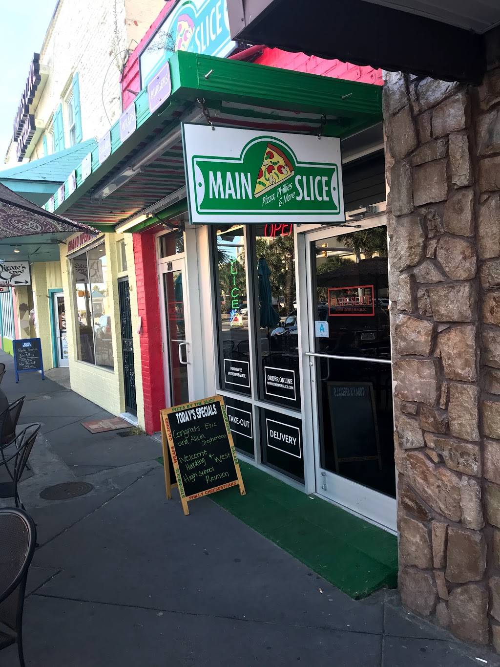 The Main Slice | restaurant | 209 Main St, North Myrtle Beach, SC 29582, USA | 8432734015 OR +1 843-273-4015