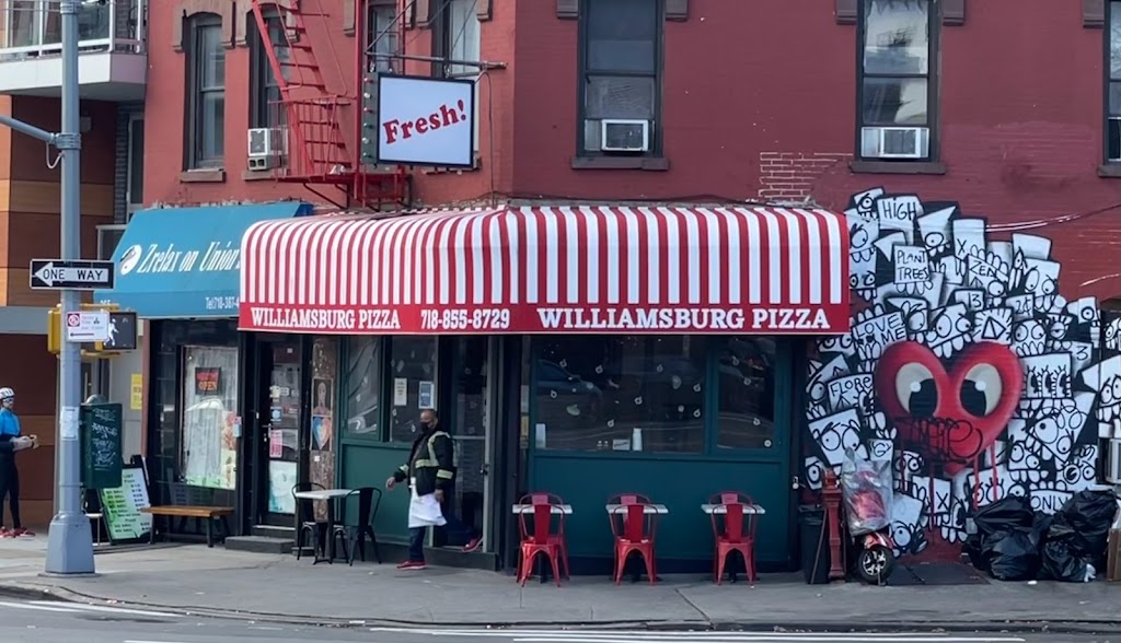Williamsburg Pizza | meal delivery | 265 Union Ave, Brooklyn, NY 11211, USA | 7188558729 OR +1 718-855-8729