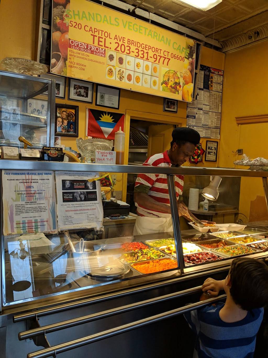 Shandals Vegetarian Cafe | restaurant | 520 Capitol Ave, Bridgeport, CT 06606, USA | 2033319777 OR +1 203-331-9777