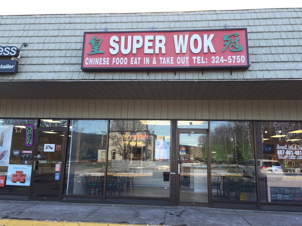 Super Wok | restaurant | 35 Main St, Hornell, NY 14843, USA | 6073245750 OR +1 607-324-5750