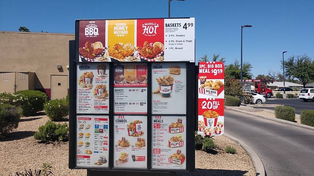 KFC | restaurant | 1749 W Bethany Home Rd, Phoenix, AZ 85015, USA | 6022424250 OR +1 602-242-4250
