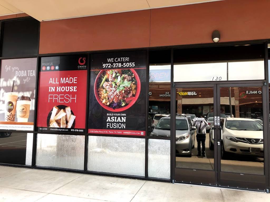 Chasu Kitchen | restaurant | 2100 Dallas Pkwy #130, Plano, TX 75093, USA | 9723785055 OR +1 972-378-5055