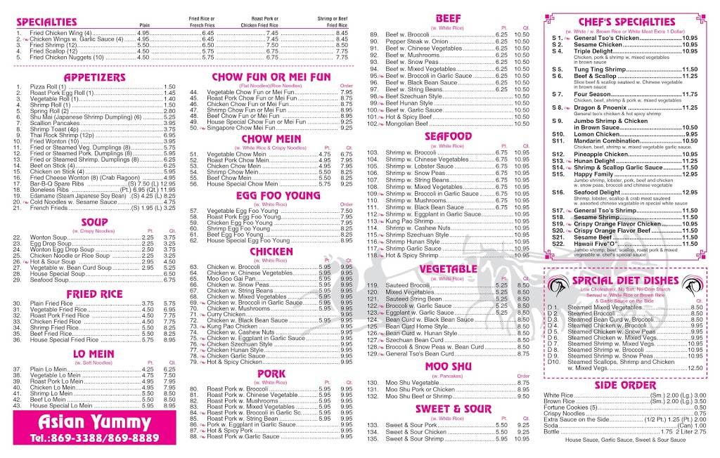 Asian Yummy | restaurant | 44 Haddon Ave, Haddon Township, NJ 08108, USA | 8568693388 OR +1 856-869-3388