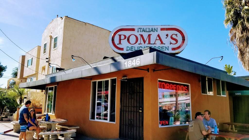 Pomas Italian Deli | restaurant | 1846 Bacon St, San Diego, CA 92107, USA | 6192233027 OR +1 619-223-3027