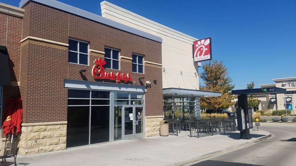 Chick-fil-A | restaurant | 6907 S University Blvd Ste 201, Centennial, CO 80122, USA | 3037950049 OR +1 303-795-0049