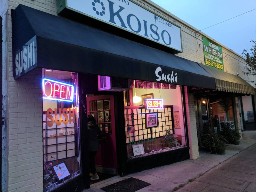 Koiso | restaurant | 540 Westbury Ave, Carle Place, NY 11514, USA | 5163333434 OR +1 516-333-3434