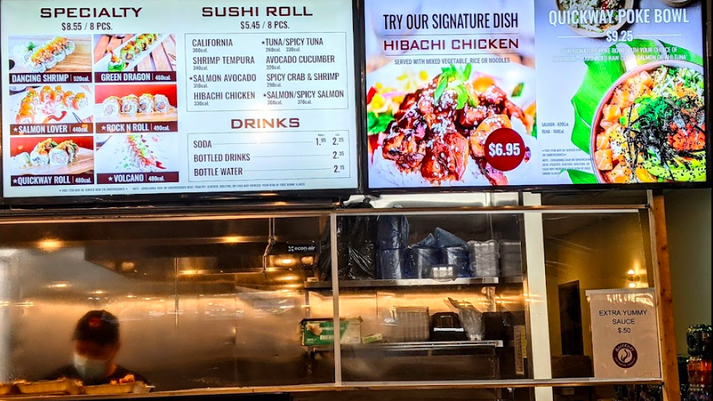 Quickway Japanese Hibachi | restaurant | 2859 Alabama Ave SE, Washington, DC 20020, USA | 2025251599 OR +1 202-525-1599