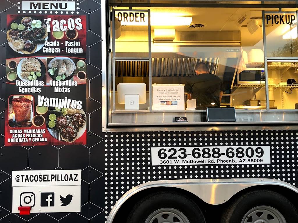 Tacos El Pillo | restaurant | 3601 W McDowell Rd, Phoenix, AZ 85009, USA | 6236886809 OR +1 623-688-6809