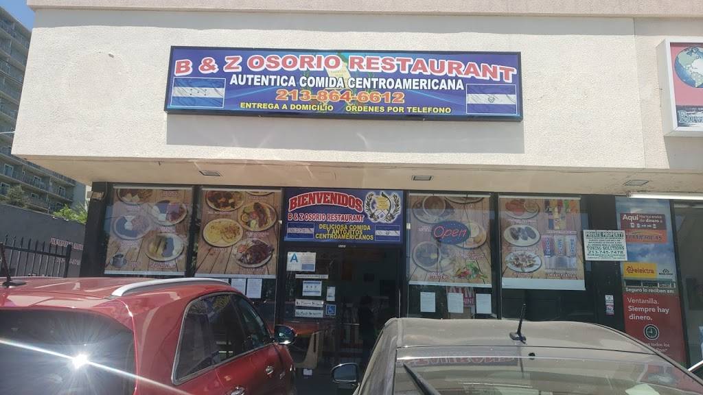 B & Z OSORIO RESTAURANT | restaurant | 2137 W 6th St, Los Angeles, CA 90057, USA | 2136747191 OR +1 213-674-7191
