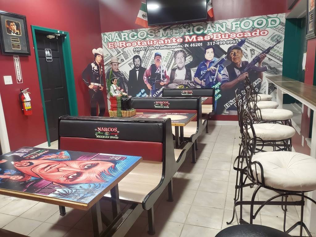 Narcos Mexican Food | restaurant | 4604 E 10th St, Indianapolis, IN 46201, USA | 3174999995 OR +1 317-499-9995