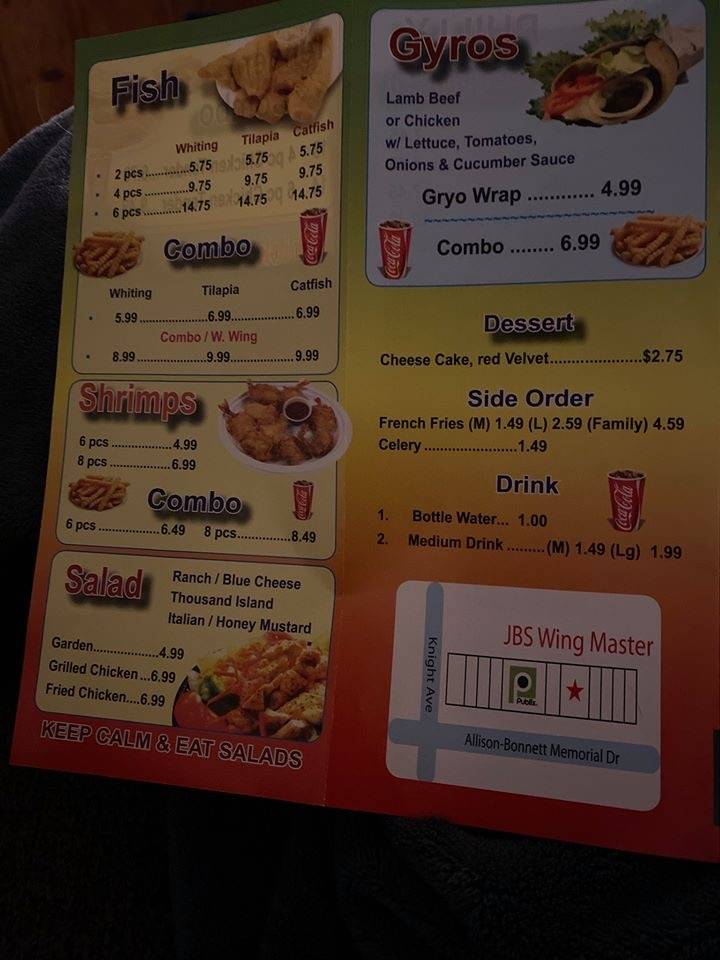 Wing Master | restaurant | 3014 Allison-Bonnett Memorial Dr #116, Hueytown, AL 35023, USA | 2055185119 OR +1 205-518-5119