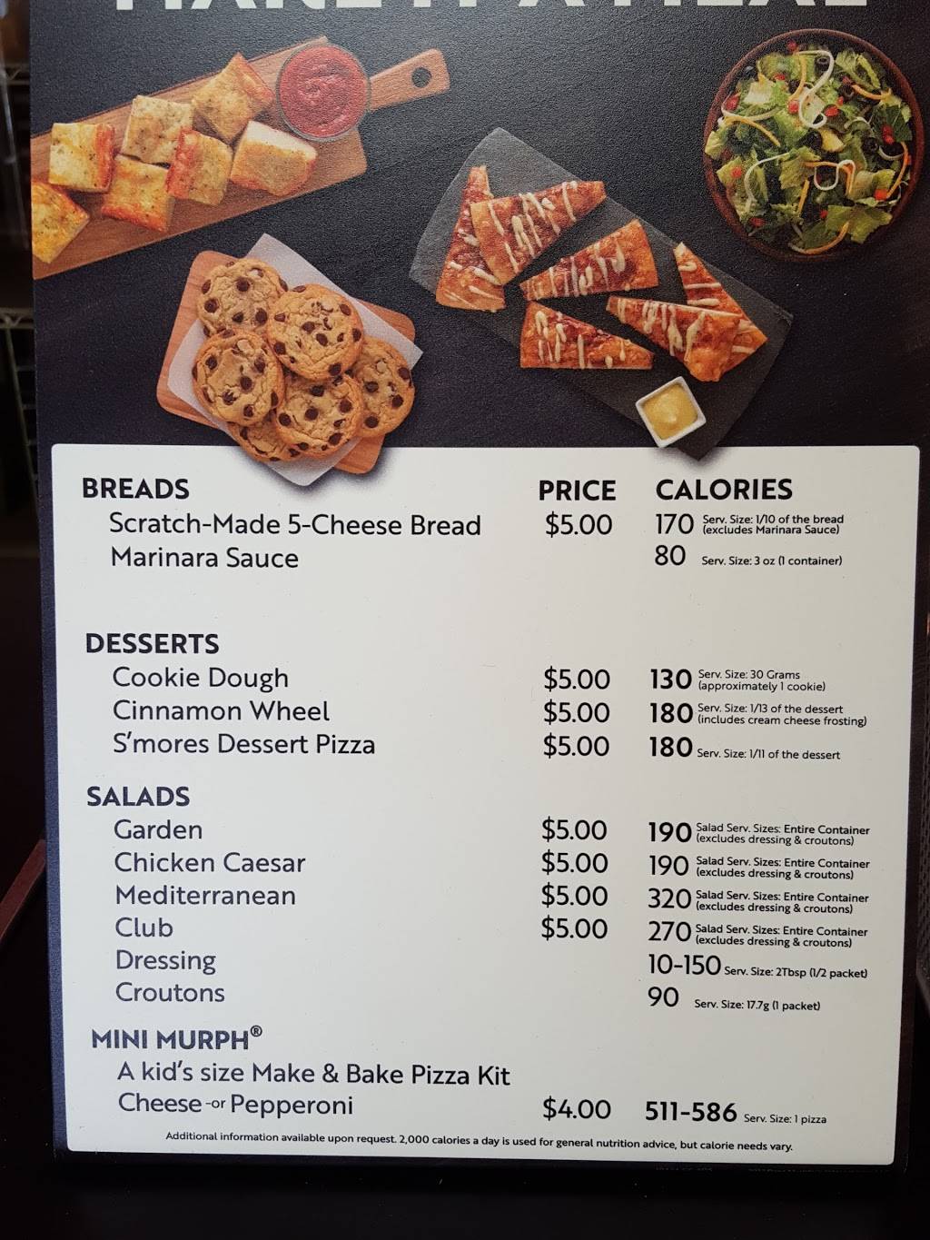 Papa Murphys | Take N Bake Pizza | meal takeaway | 4811 E Grant Rd Suite 107, Tucson, AZ 85712, USA | 5208857272 OR +1 520-885-7272