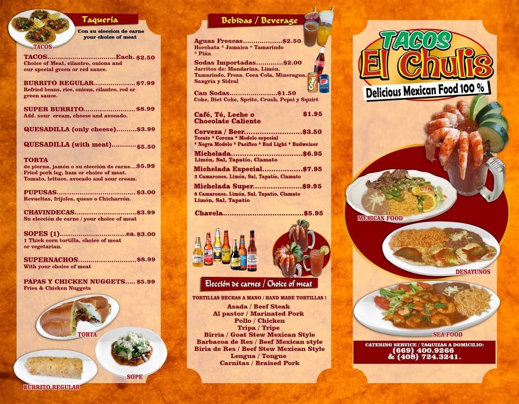 Tacos El Chulis | restaurant | 1201 E Julian St #5, San Jose, CA 95116, USA | 4087243241 OR +1 408-724-3241