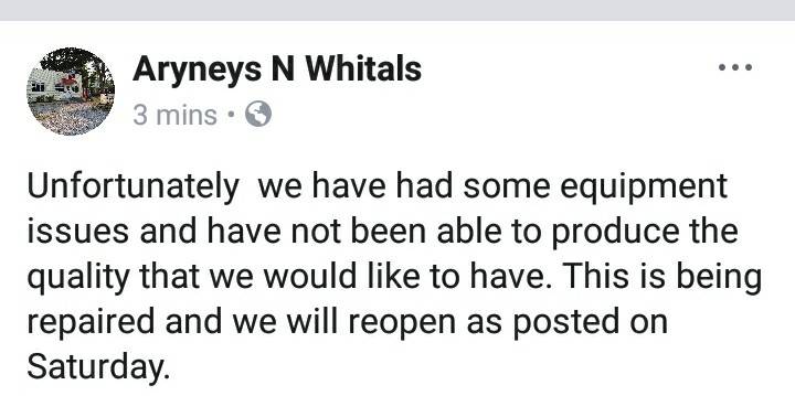 Aryneys N Whitals | restaurant | 26222 Edison Rd, South Bend, IN 46628, USA | 5744402668 OR +1 574-440-2668