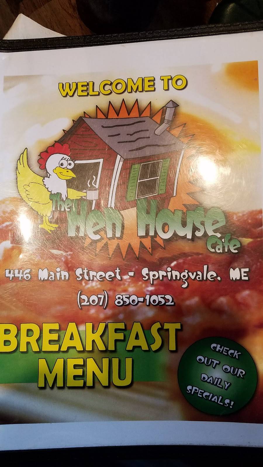 Hen House Cafe | restaurant | 1001 Carl Broggi Hwy, Lebanon, ME 04027, USA | 2073393044 OR +1 207-339-3044