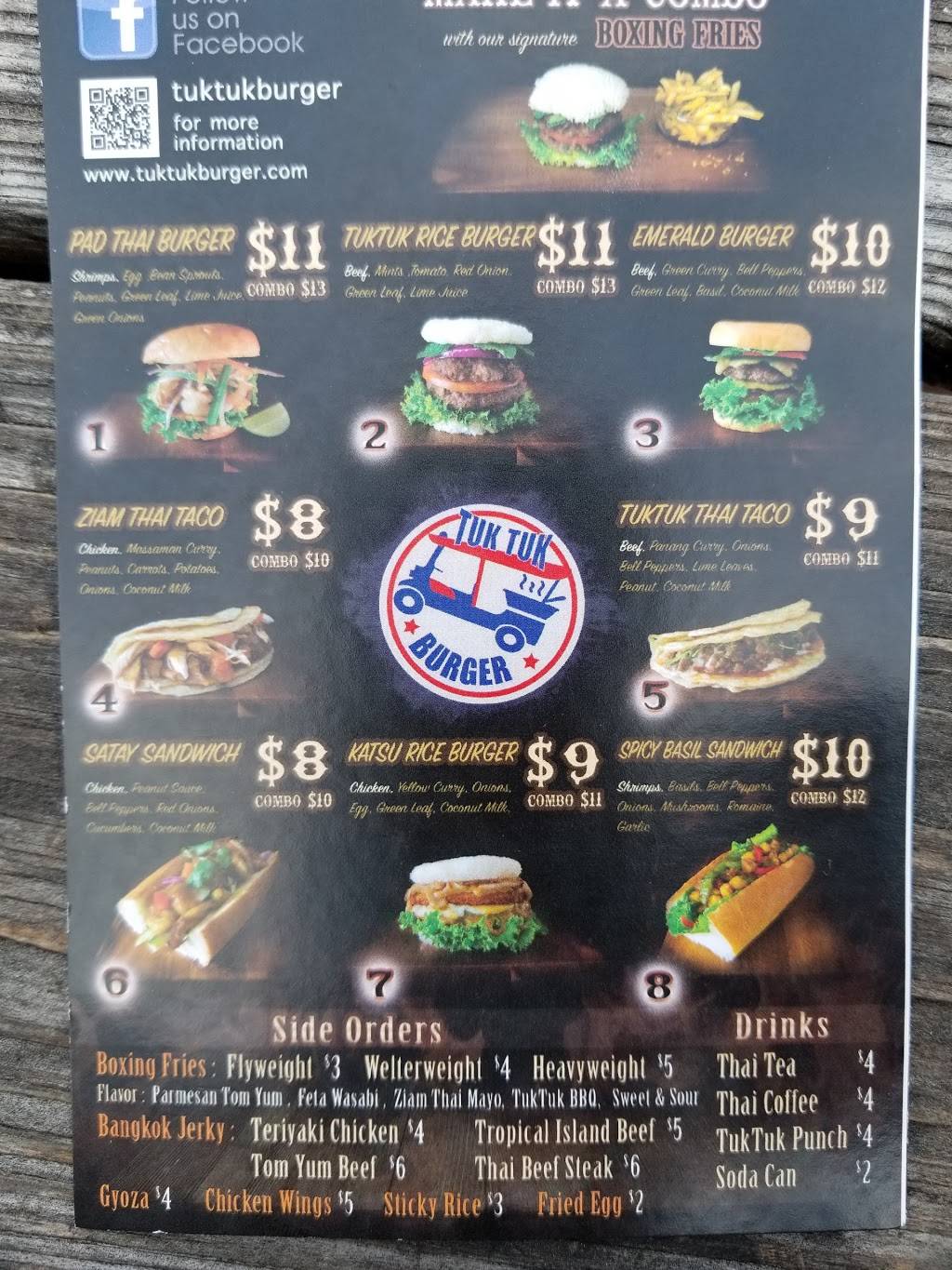 TUK TUK Burger | restaurant | 1691 NW 2nd Ave, Pompano Beach, FL 33060, USA | 9545266449 OR +1 954-526-6449