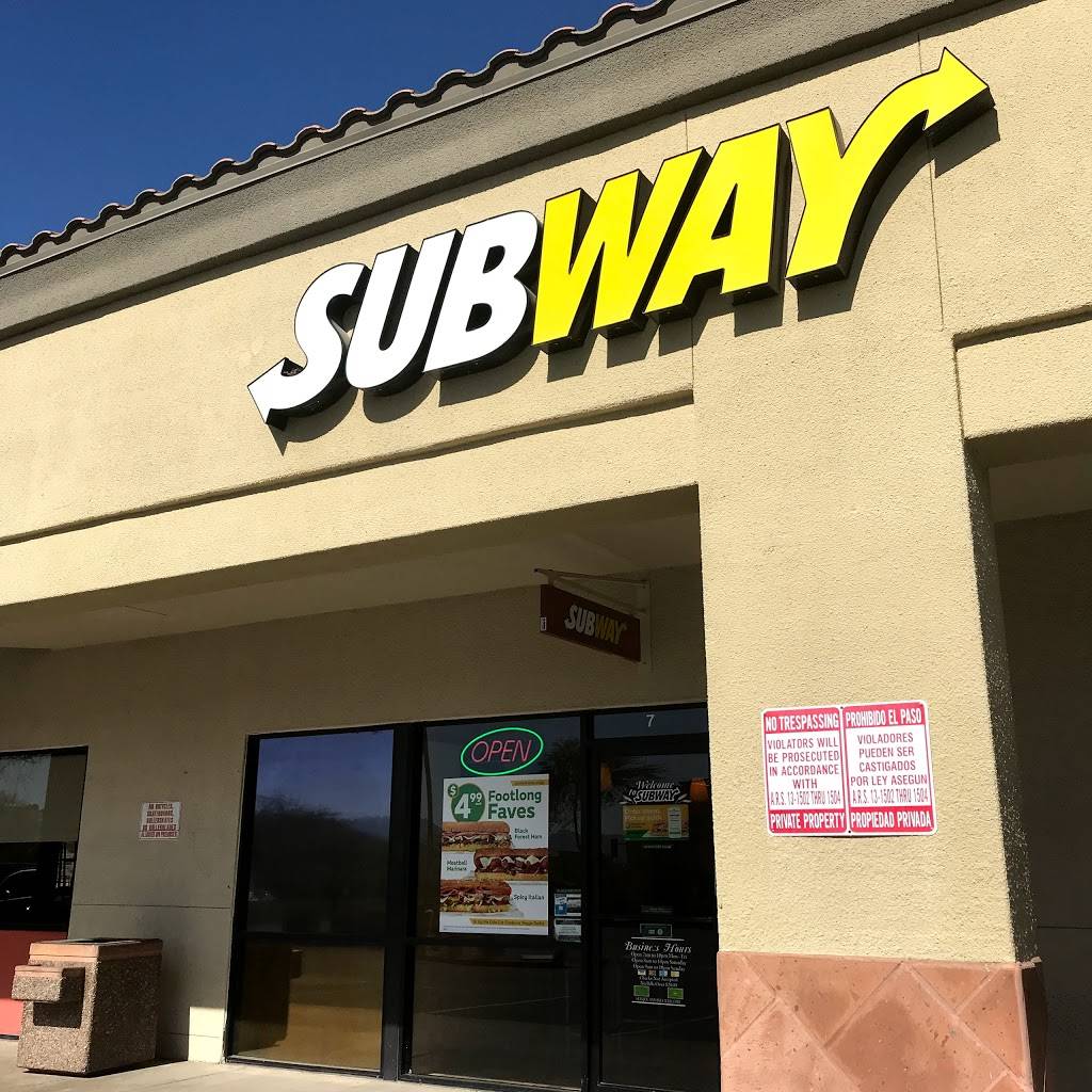 Subway Restaurants | restaurant | 1334 E Chandler Blvd Suite 7 Safeway Desert Foothills S/C, Phoenix, AZ 85048, USA | 4804602066 OR +1 480-460-2066