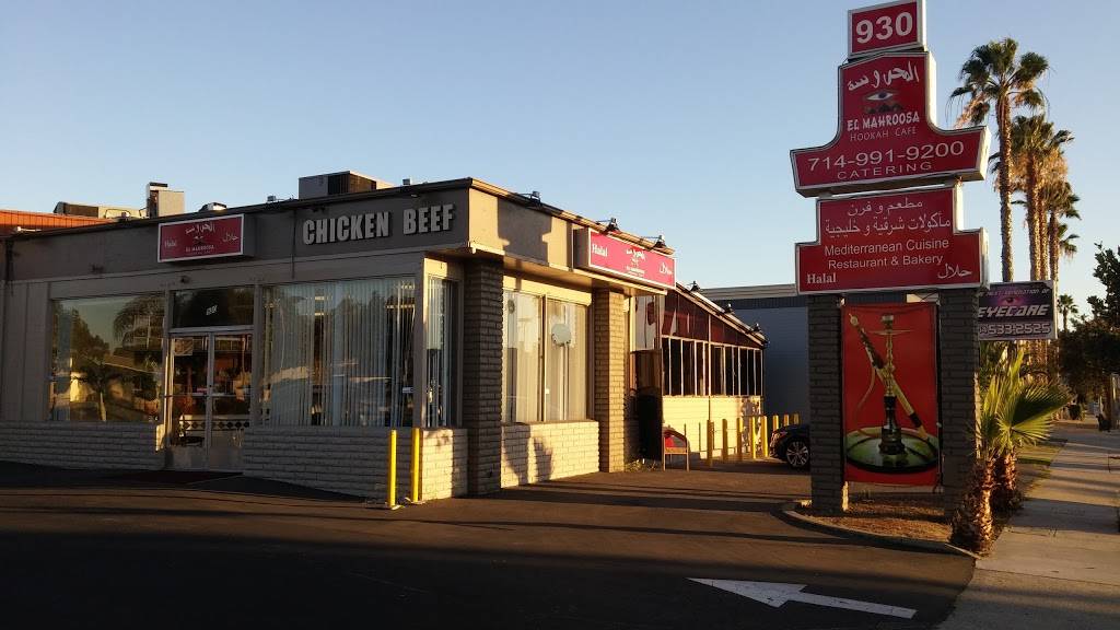 El Mahroosa Restaurant & Cafe | cafe | 930 S Brookhurst St, Anaheim, CA 92804, USA | 7149919200 OR +1 714-991-9200