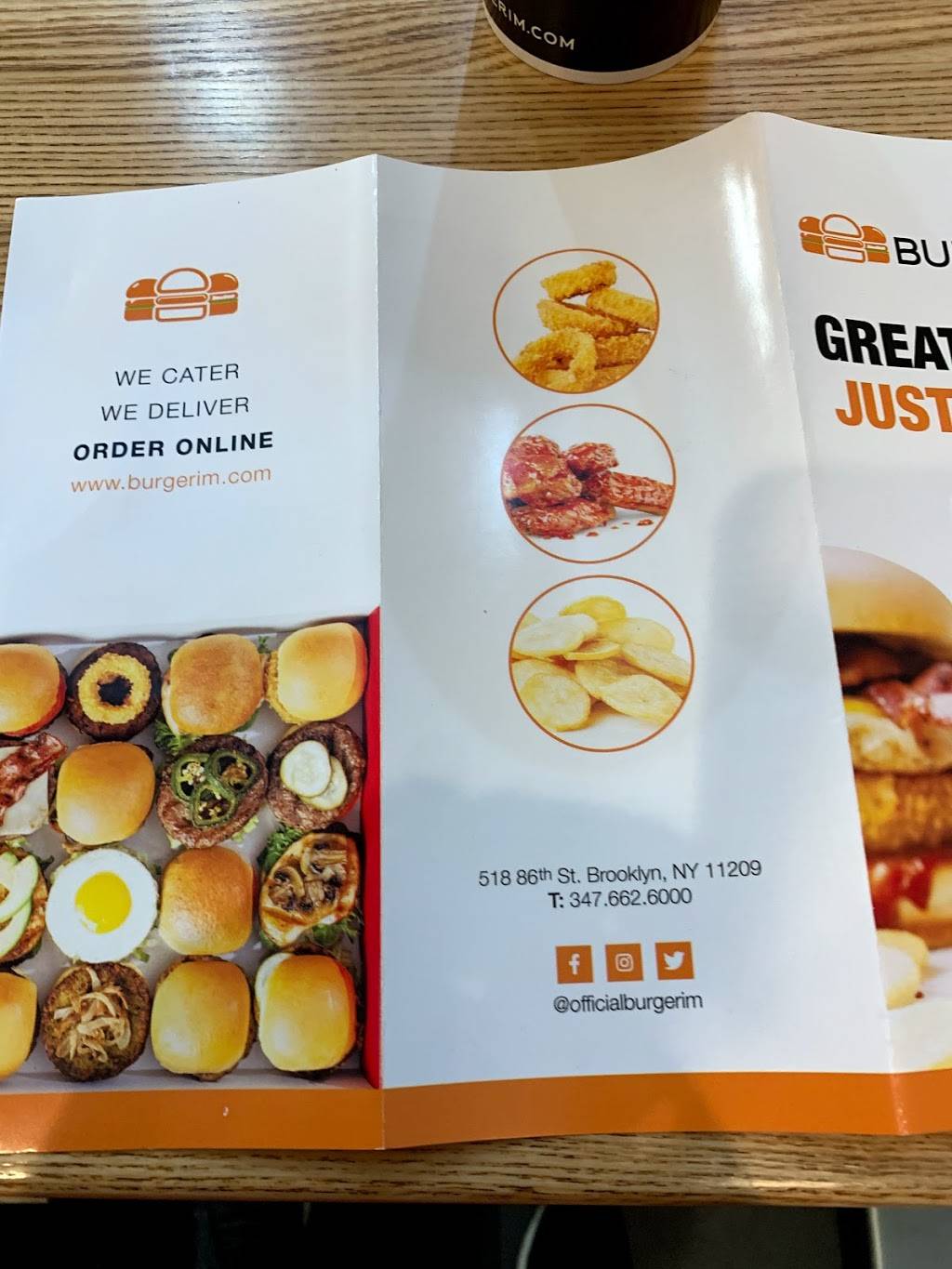 Burgerim | restaurant | 518 86th St, Brooklyn, NY 11209, USA | 3476626000 OR +1 347-662-6000