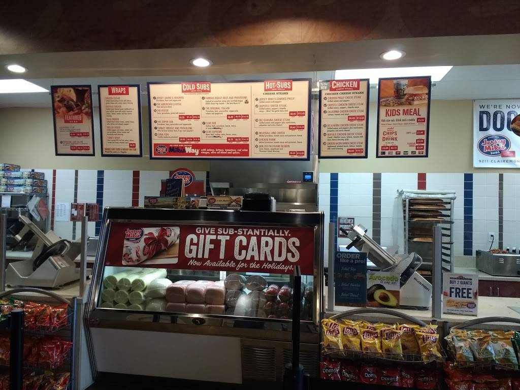 Jersey Mikes Subs | meal takeaway | 9211 Clairemont Mesa Blvd #104, San Diego, CA 92123, USA | 8582799211 OR +1 858-279-9211