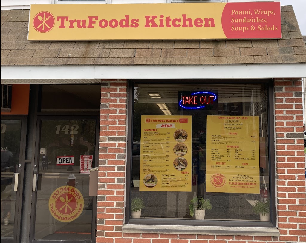 TruFoods Kitchen | meal takeaway | 142 Main St, Watertown, MA 02472, USA | 6177440005 OR +1 617-744-0005