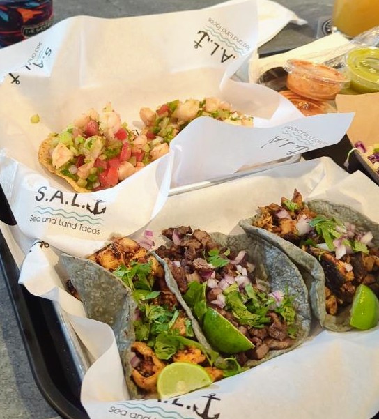 SALT Sea And Land Tacos | restaurant | 1845 E Broadway Rd Ste 106, Tempe, AZ 85282, USA | 4809095414 OR +1 480-909-5414
