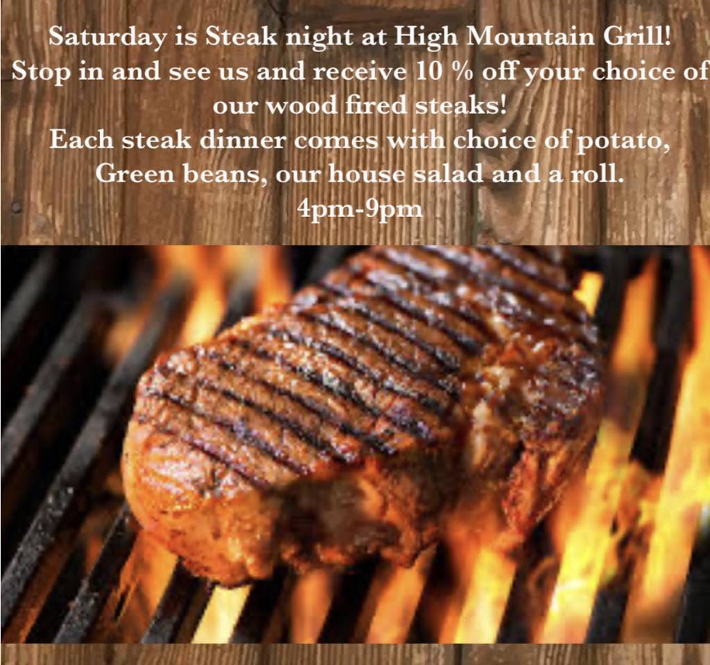 High Mountain Grill | restaurant | 402 E State Ave, Terra Alta, WV 26764, USA | 3047891104 OR +1 304-789-1104